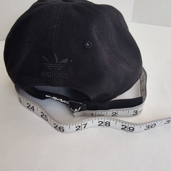adidas Originals Black Multicolor Trefoil Strapback Hat Adjustable One Size - Picture 8 of 8